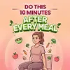 Fitness reel explaining how seated calf raises after eating may help muscles use glucose more effectively and support healthy blood sugar levels.
