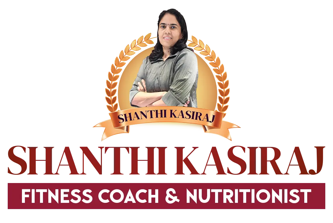 Shanthi Kasiraj Women Fitness Coach and Nutritionist Footer Logo