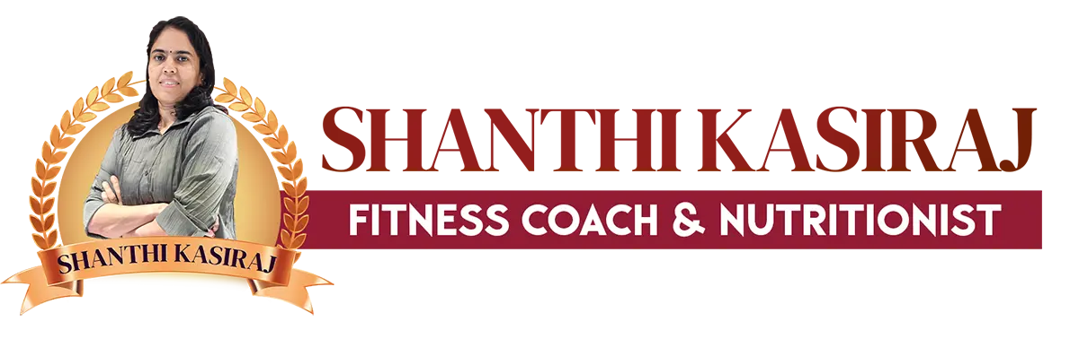 Shanthi Kasiraj Fitness Coach and Nutritionist Logo
